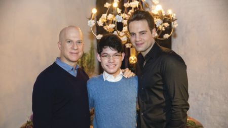 richie and his partner in either side and jackson in the middle 